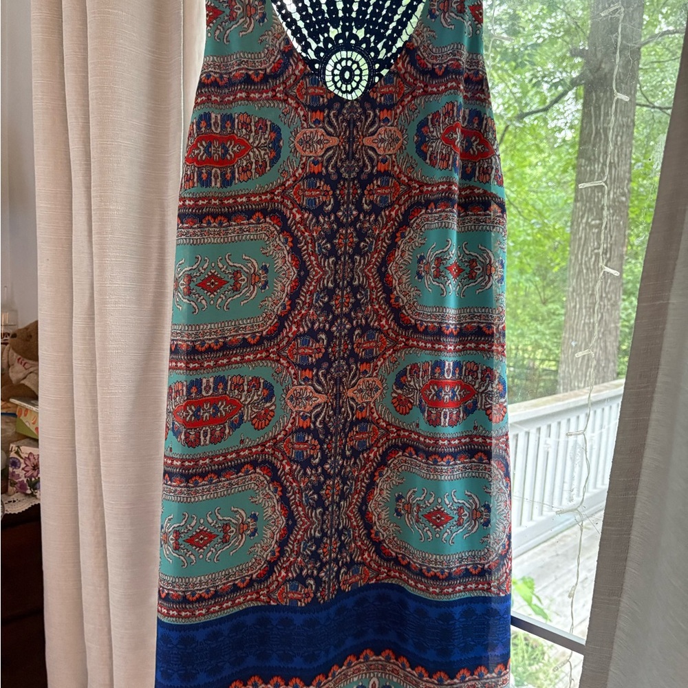 Luxology Blue Mini  Dress Resort Wear